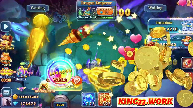King33 - Game vua bắn cá, ai cũng có thể thắng lớn? 2 Hướng dẫn cách tham gia chơi game vua bắn cá tại King33